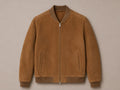 The Como Suede Bomber — Camel