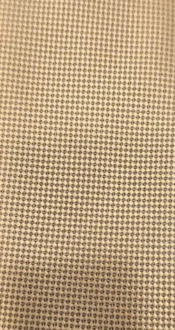 Beige men's tie with fine nailhead texture — Mario Barutti Dubai