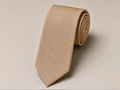 Beige men's tie with fine nailhead texture — Mario Barutti Dubai