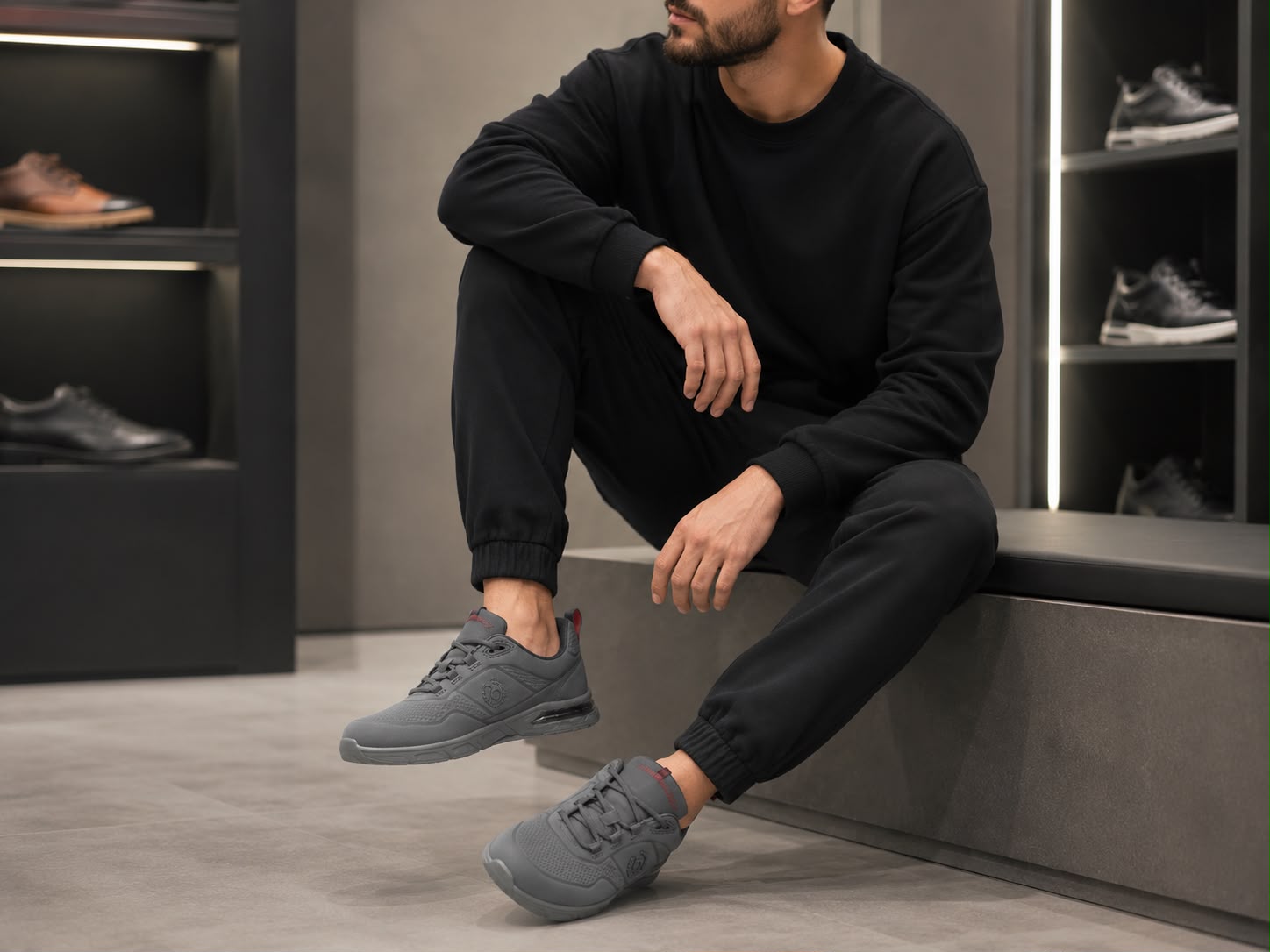 Bugatti Black Sneakers