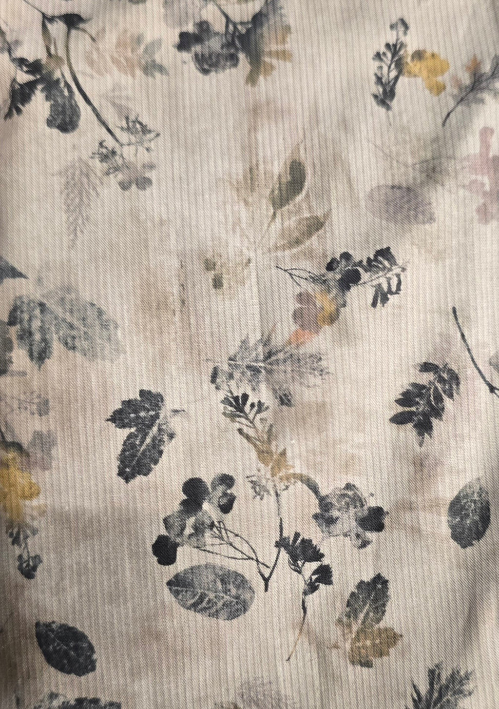 Casamoda Beige Floral Casual Shirt