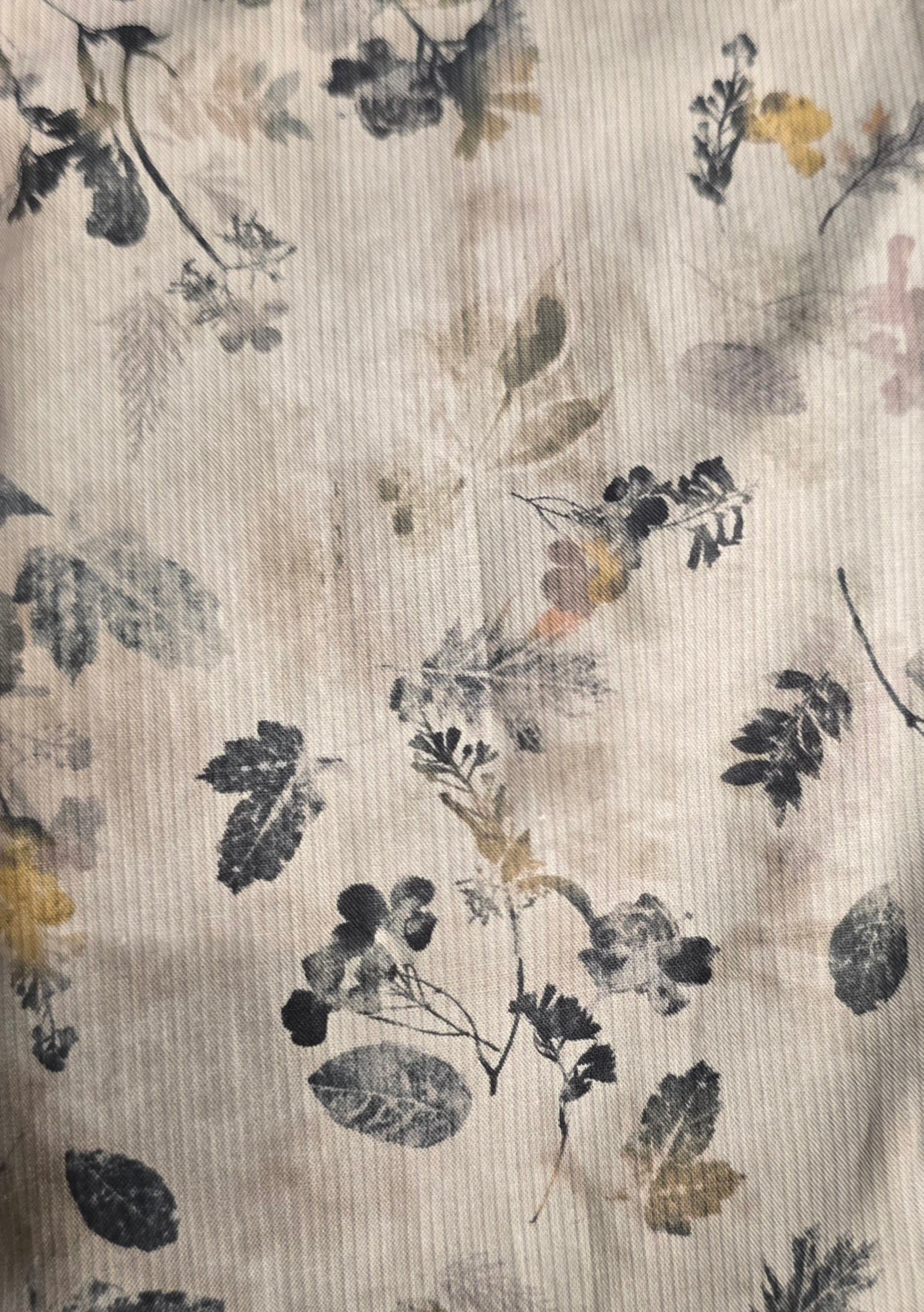 Casamoda Beige Floral Casual Shirt