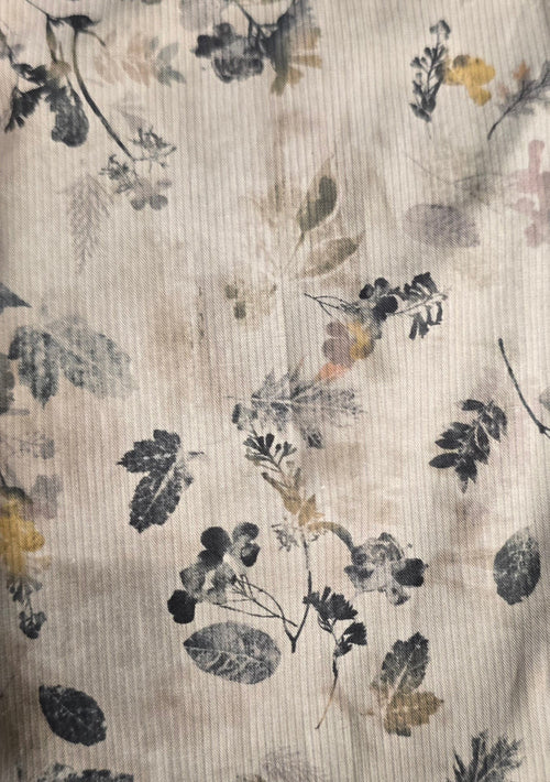 Casamoda Beige Floral Casual Shirt