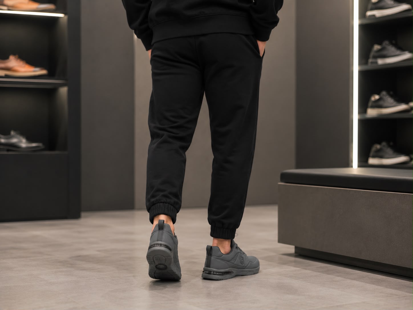 Bugatti Black Sneakers
