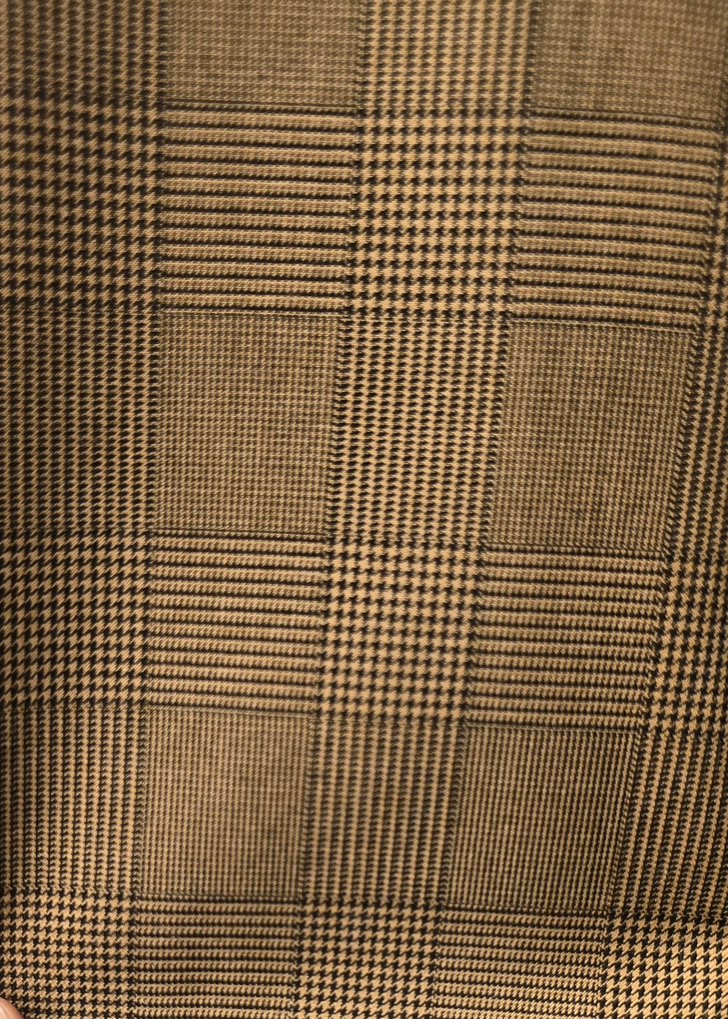 Marco Ricci Mustard Check Two-Piece Suit