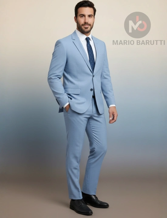 Baby Blue 3-Piece Suit - Image 4