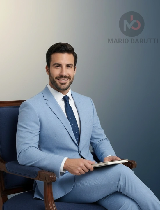 Baby Blue 3-Piece Suit - Image 2