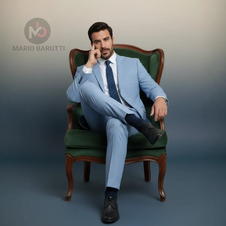 Baby Blue 3-Piece Suit