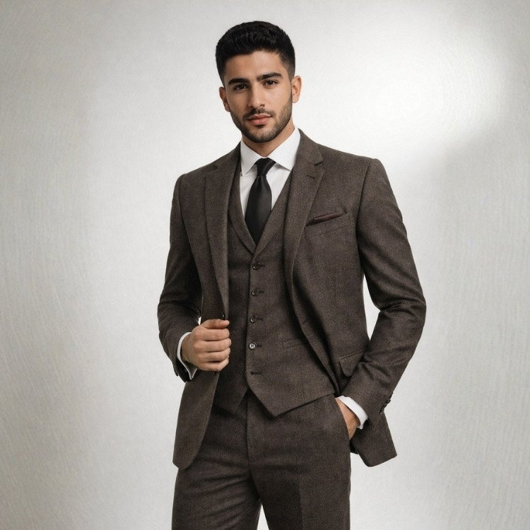 Brown 3-Piece Suit