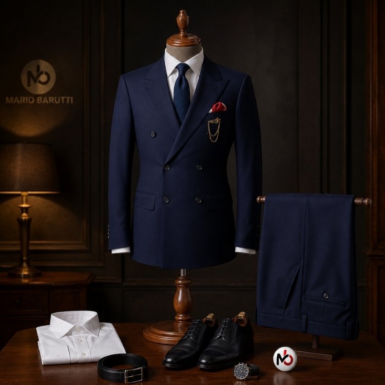 Mario Barutti Navy Double Breast