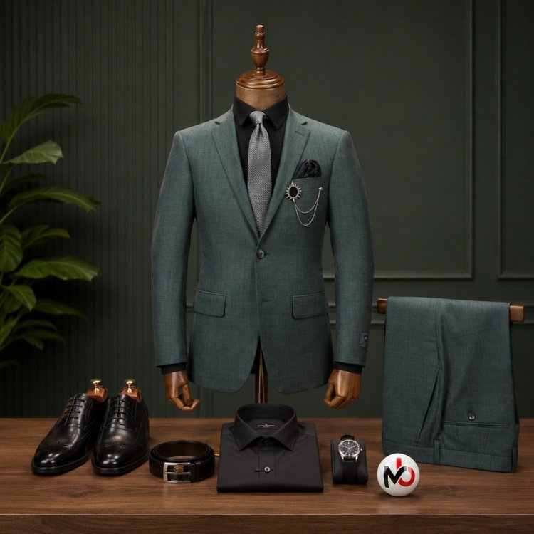 Mario Barutti Green 2-Piece Suit