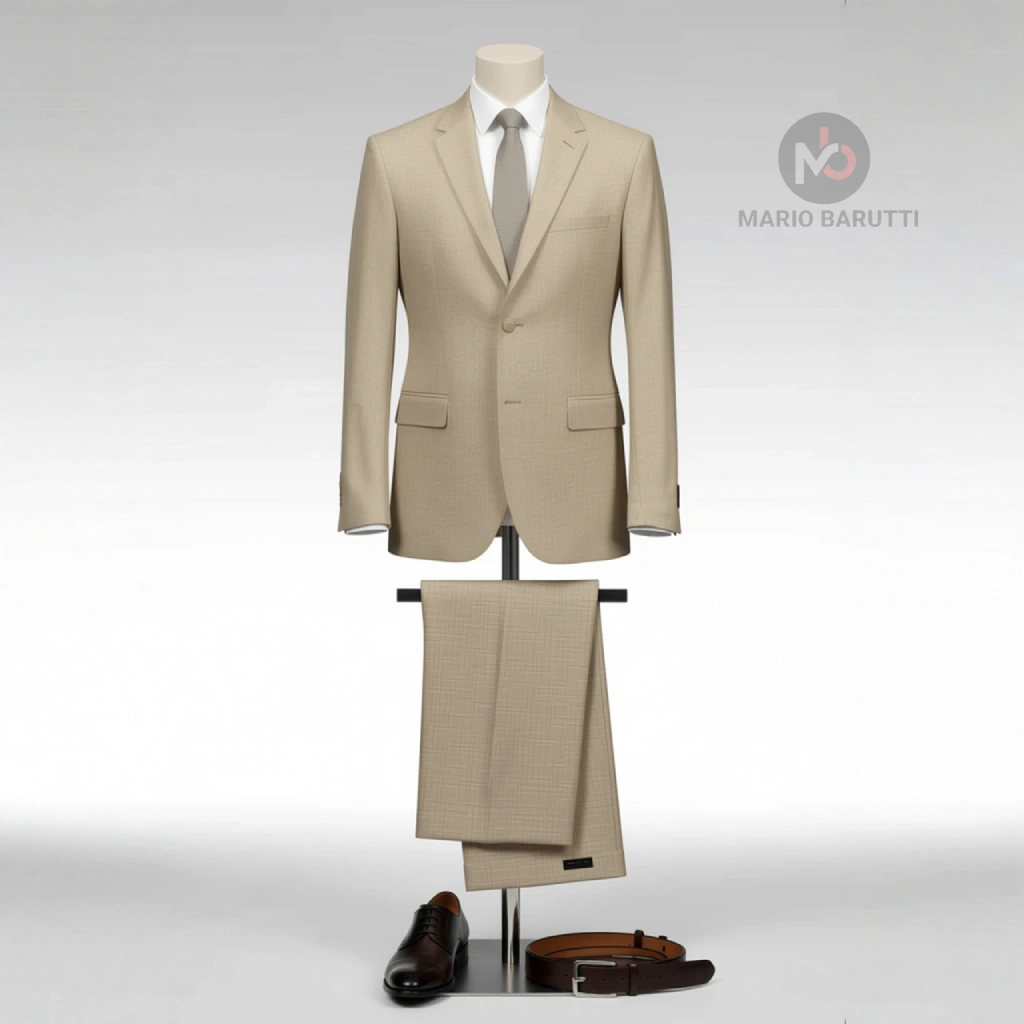 Salmon-Beige 2-Piece Suit