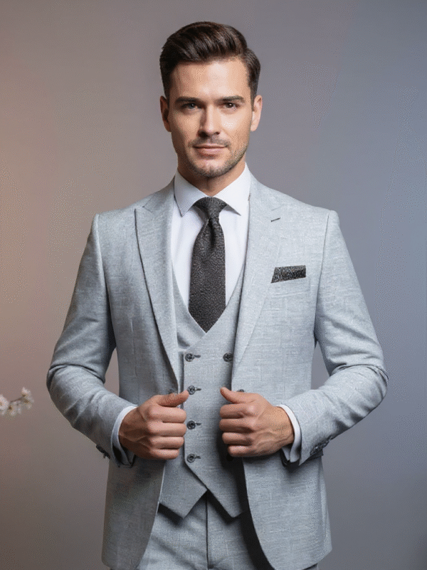Silver 3-Piece Suit