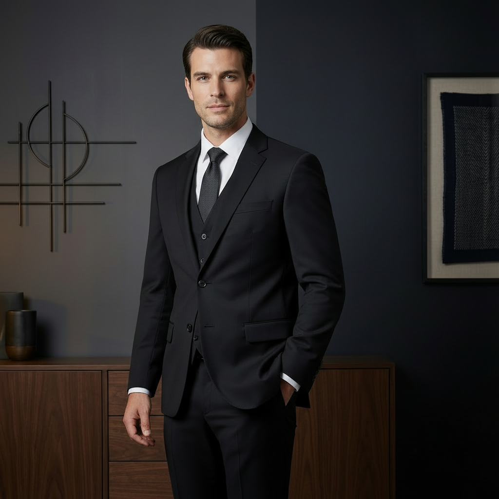 Black 3-Piece Suit