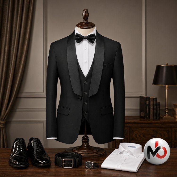 Mario Barutti Italian Round Lapel 3 Piece Tuxedo